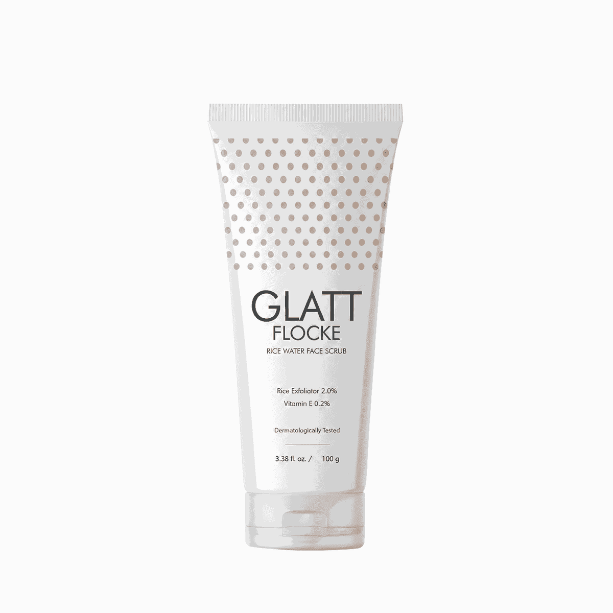Glatt Flocke Rice Water Face Scrub 100gm