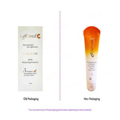 Glomed C Rejuvenating & Skin Lightening Face Wash, 70ml