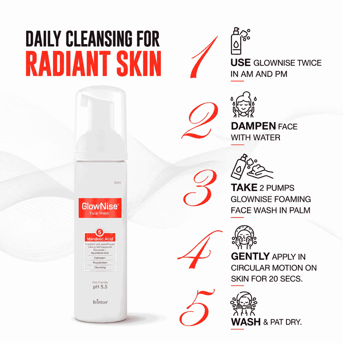 GlowNise Skin Radiance Face Wash 60ml