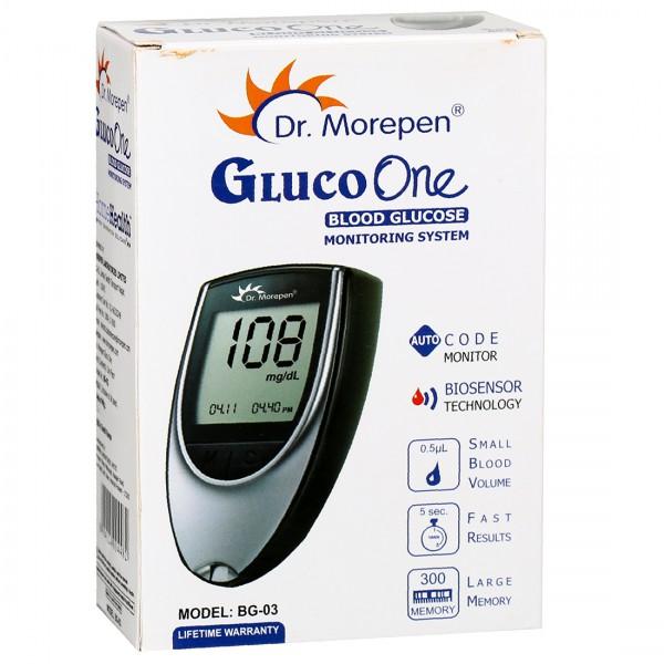 Dr morepen GlucoOne Blood Glucose Monitor Model BG 03 with 50 Strips( combo)