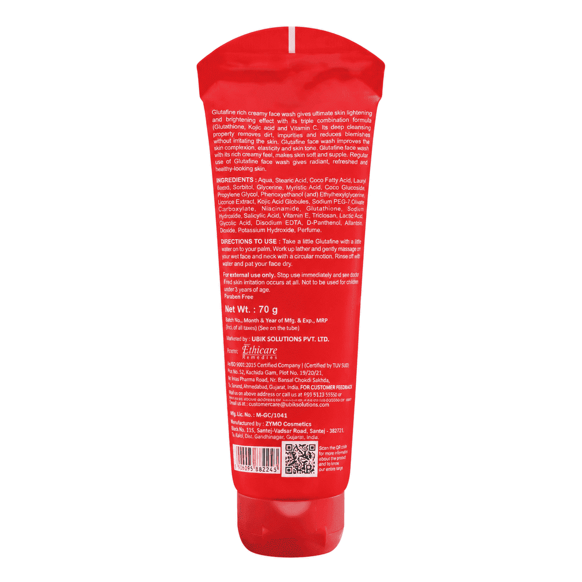 Glutafine Rich Creamy Face Wash