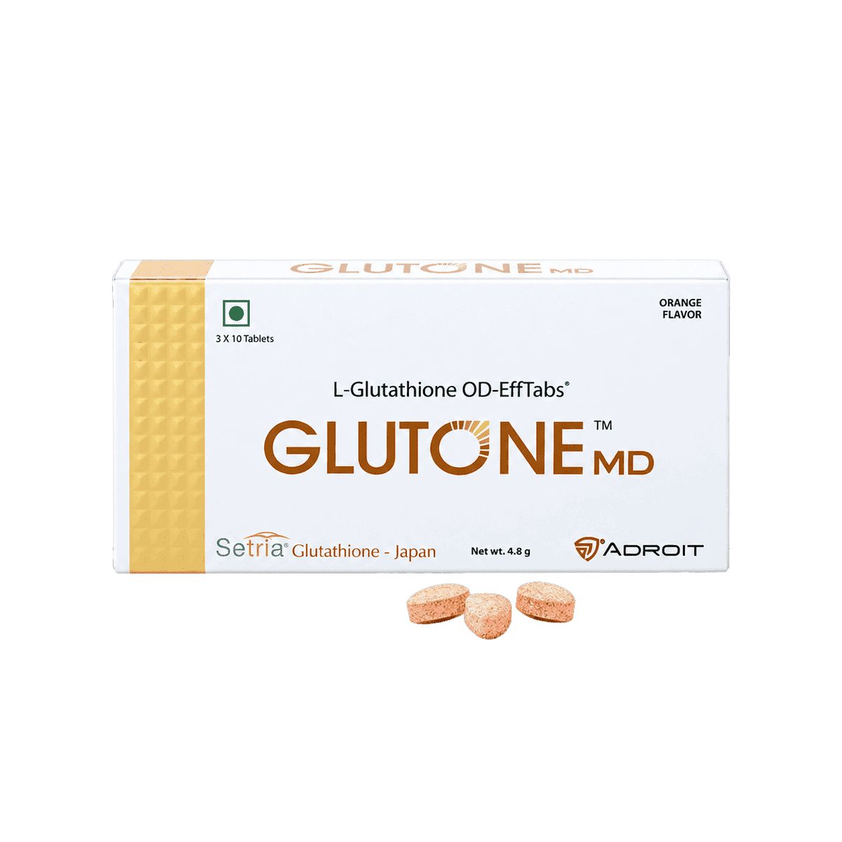 Glutone MD L-Glutathione 3X10, 30 TAB