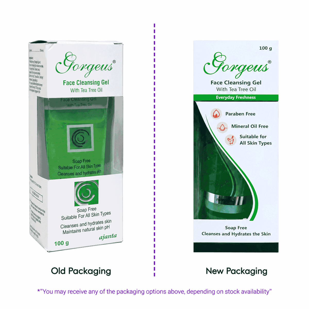 Gorgeous Face Cleansing Gel 100gm