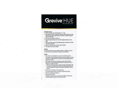 Grevive Hue Hair Colouring Cream, 1 Kit