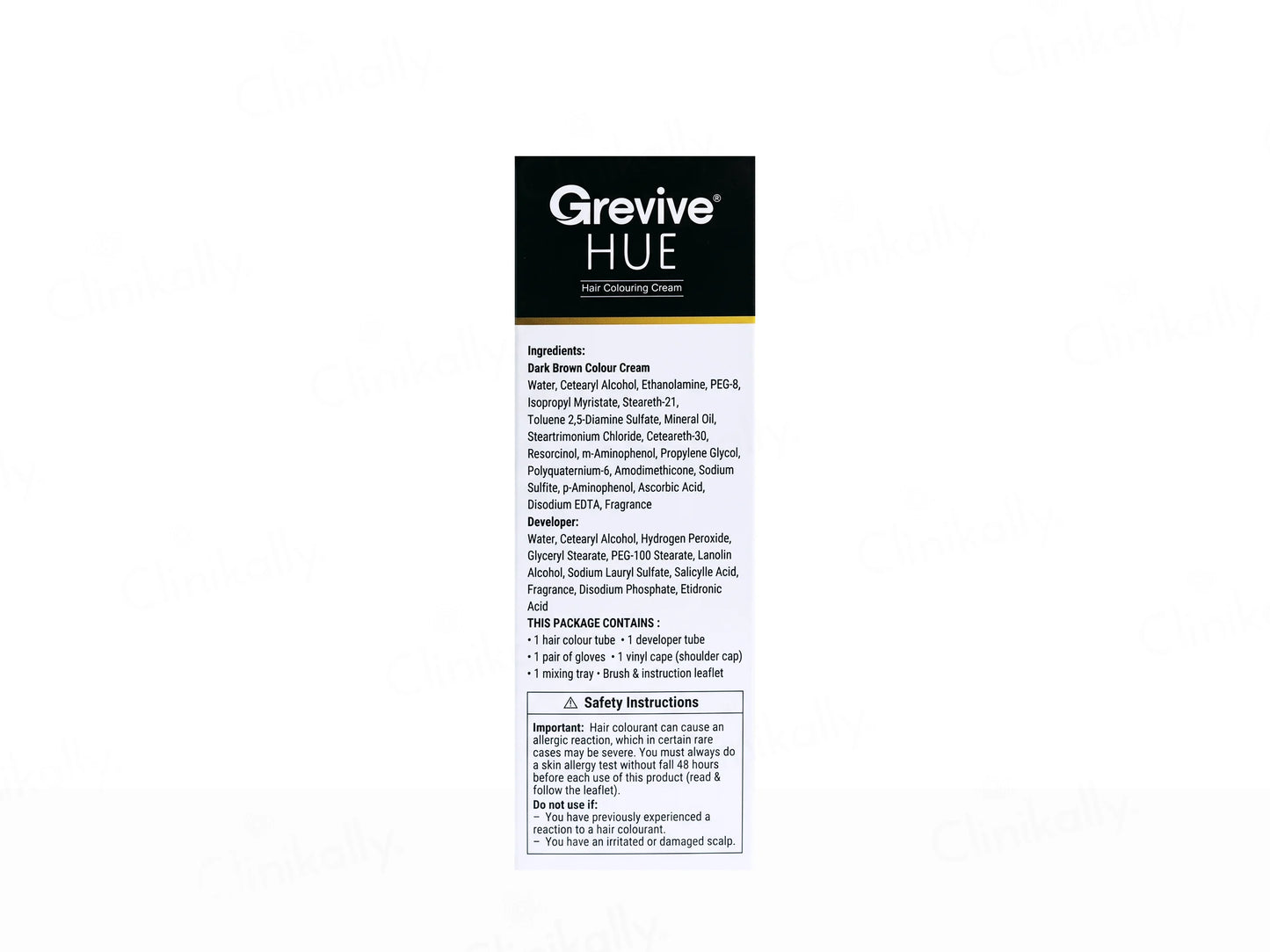 Grevive Hue Hair Colouring Cream, 1 Kit