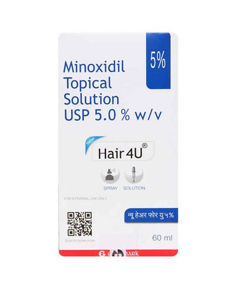 Hair 4U  Solution USP 5%  (60ML)