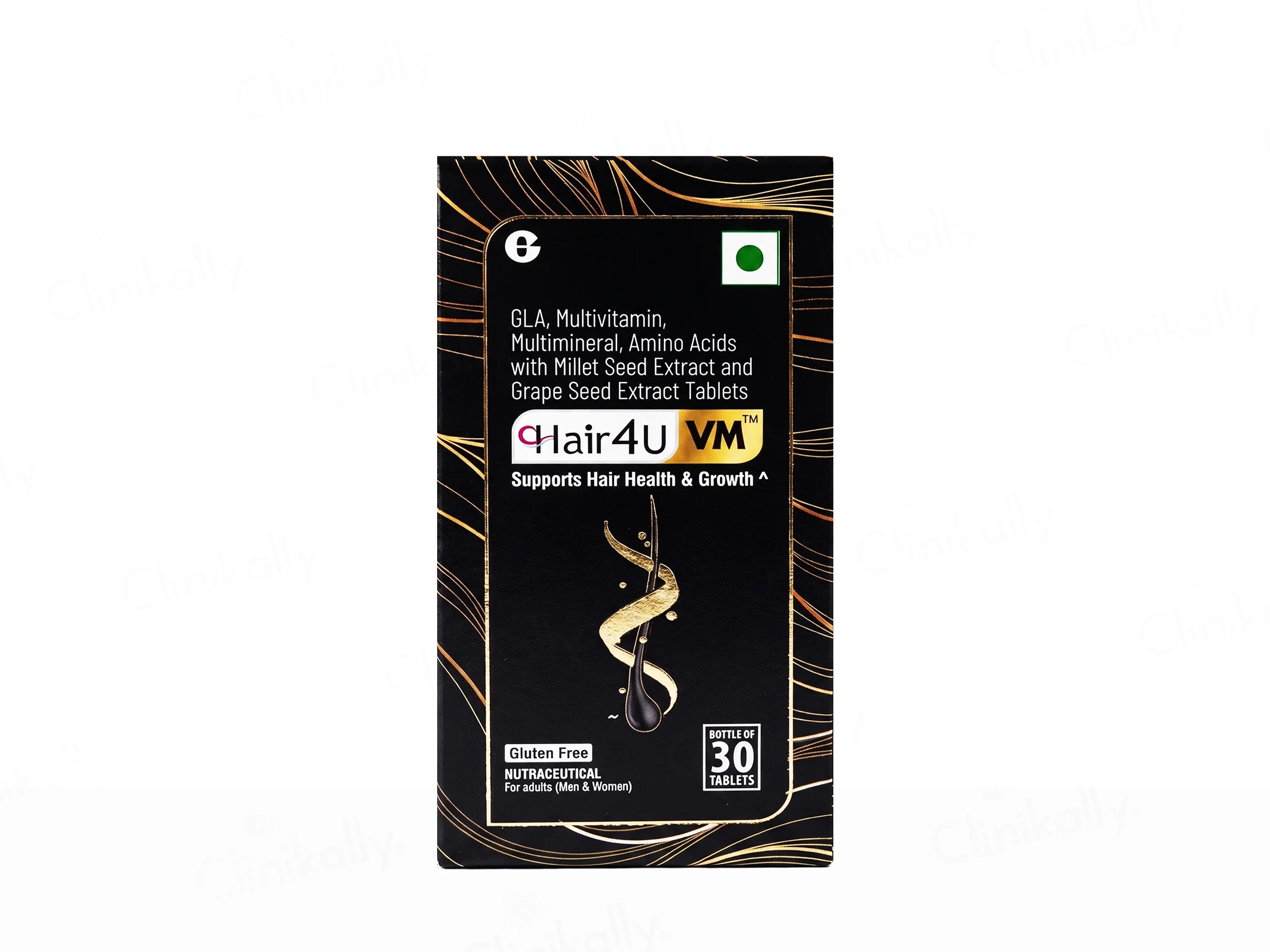 Hair 4U VM Hair Health & Growth Tablet, 30tab – Dermatics.in