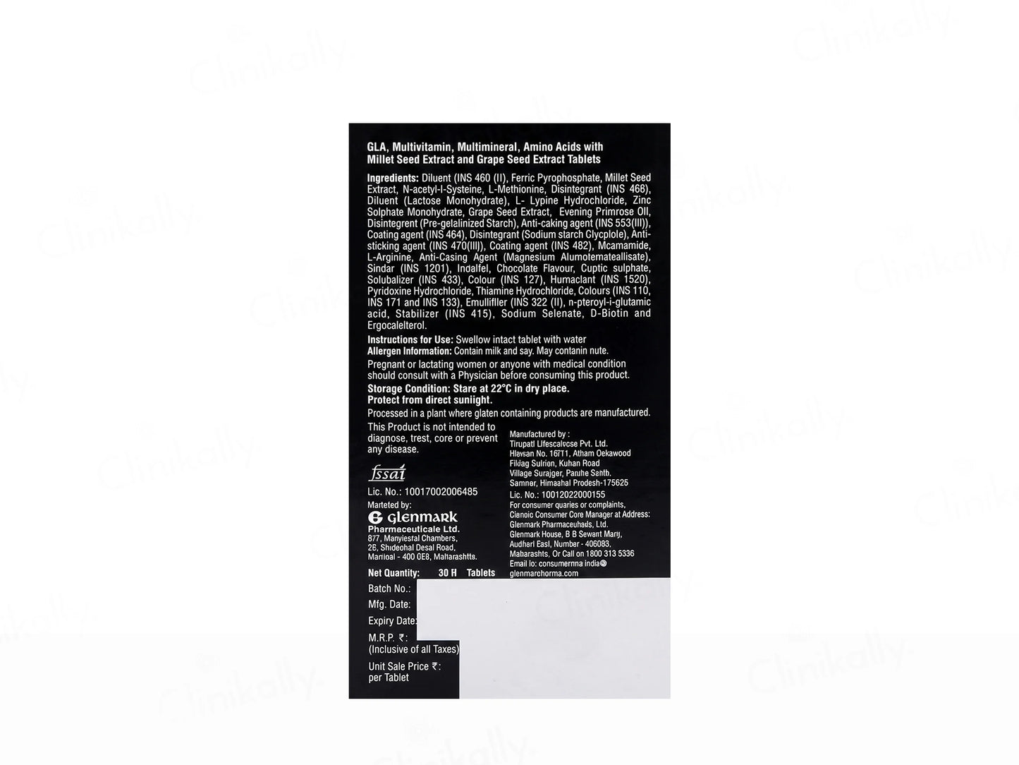 Hair 4U VM Hair Health & Growth Tablet, 30tab