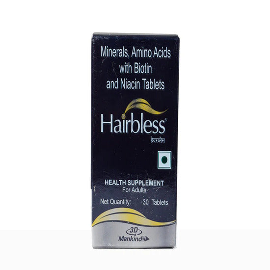 Hairbless Tablets Bottel (30 Tab)