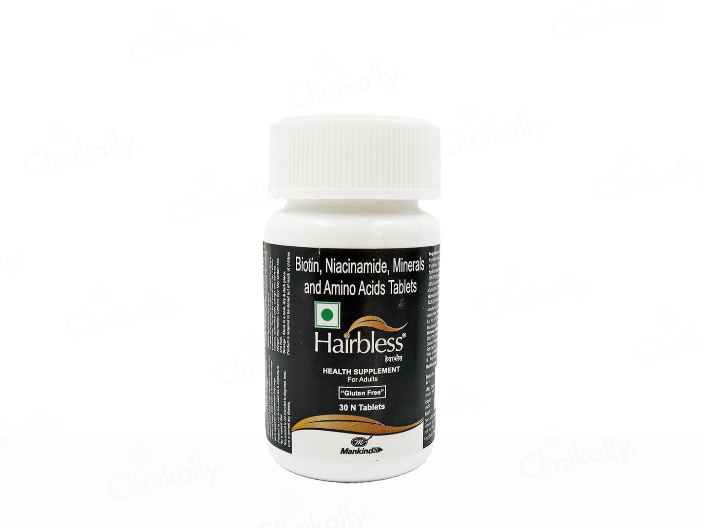 Hairbless Tablets Bottel (30 Tab)
