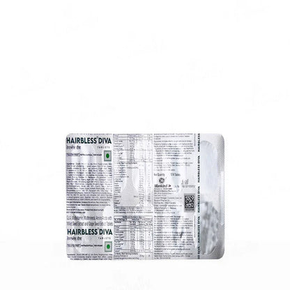 Hairbless Diva Nutraceutical Tablet For Women 30Tab strip
