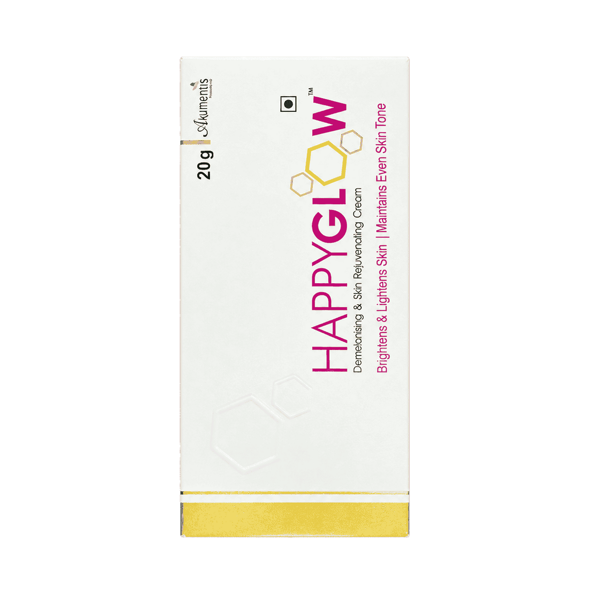 Happyglow Demelanising & Skin Rejuvenating Cream 20gm