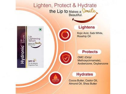 Hydronic Lip Lightening Serum SPF 15 4.5ml,