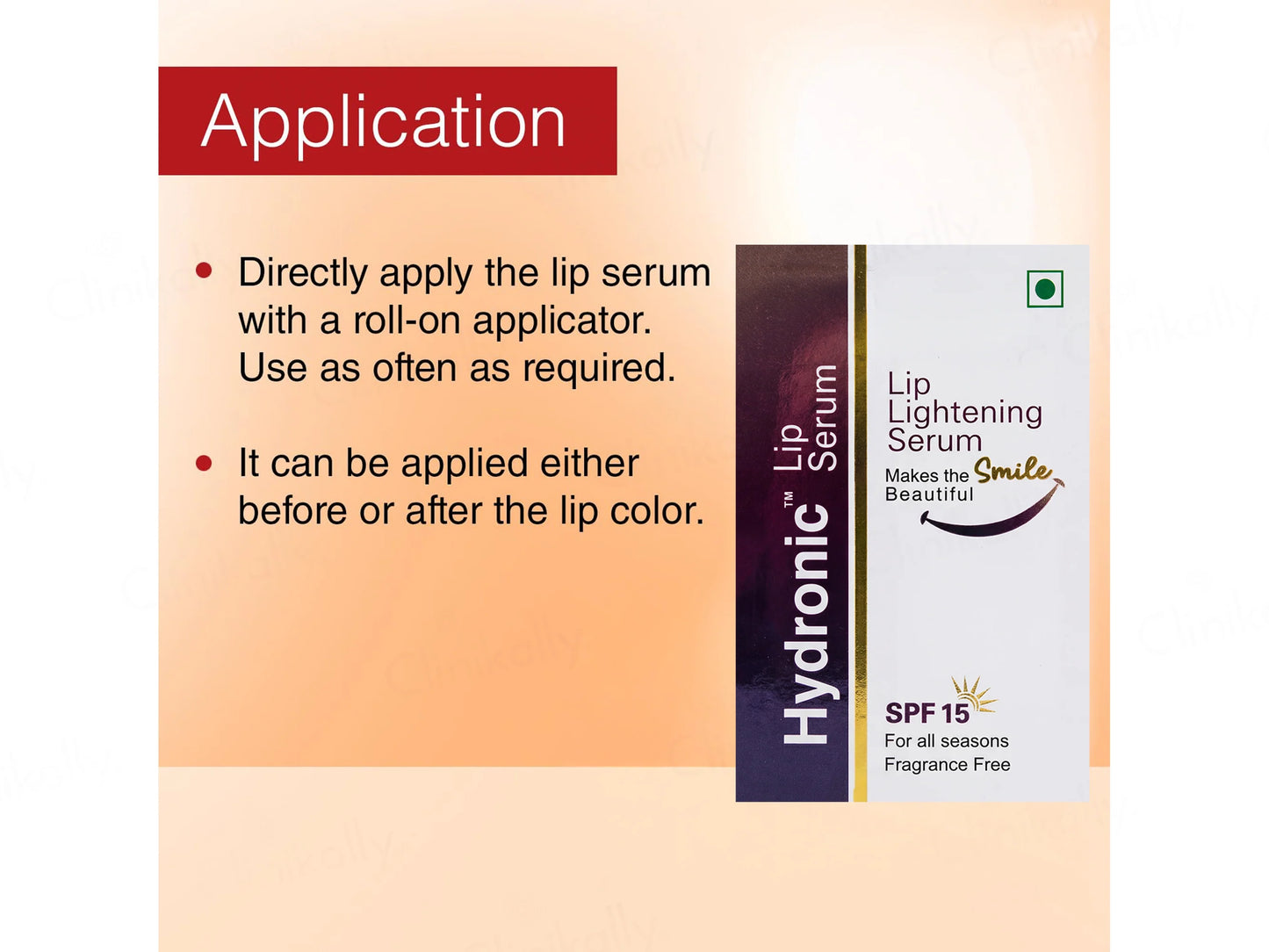 Hydronic Lip Lightening Serum SPF 15 4.5ml,