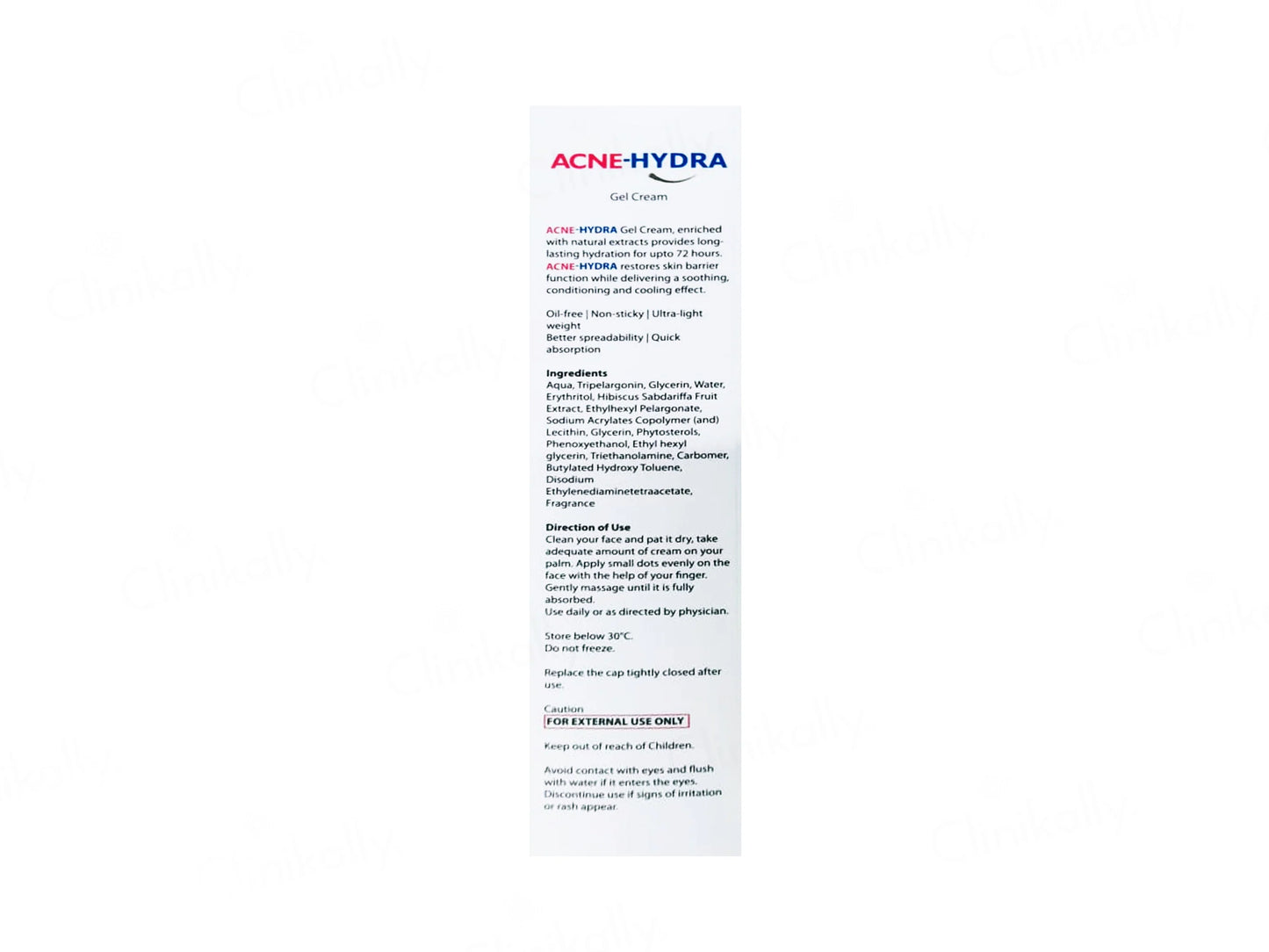Acne Hydra Gel Cream 75gm