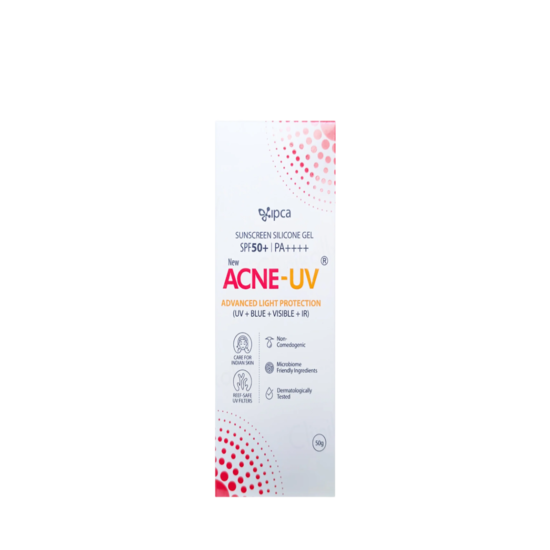 IPCA Acne-UV Gel Sunscreen SPF 50/PA+++, 50GM