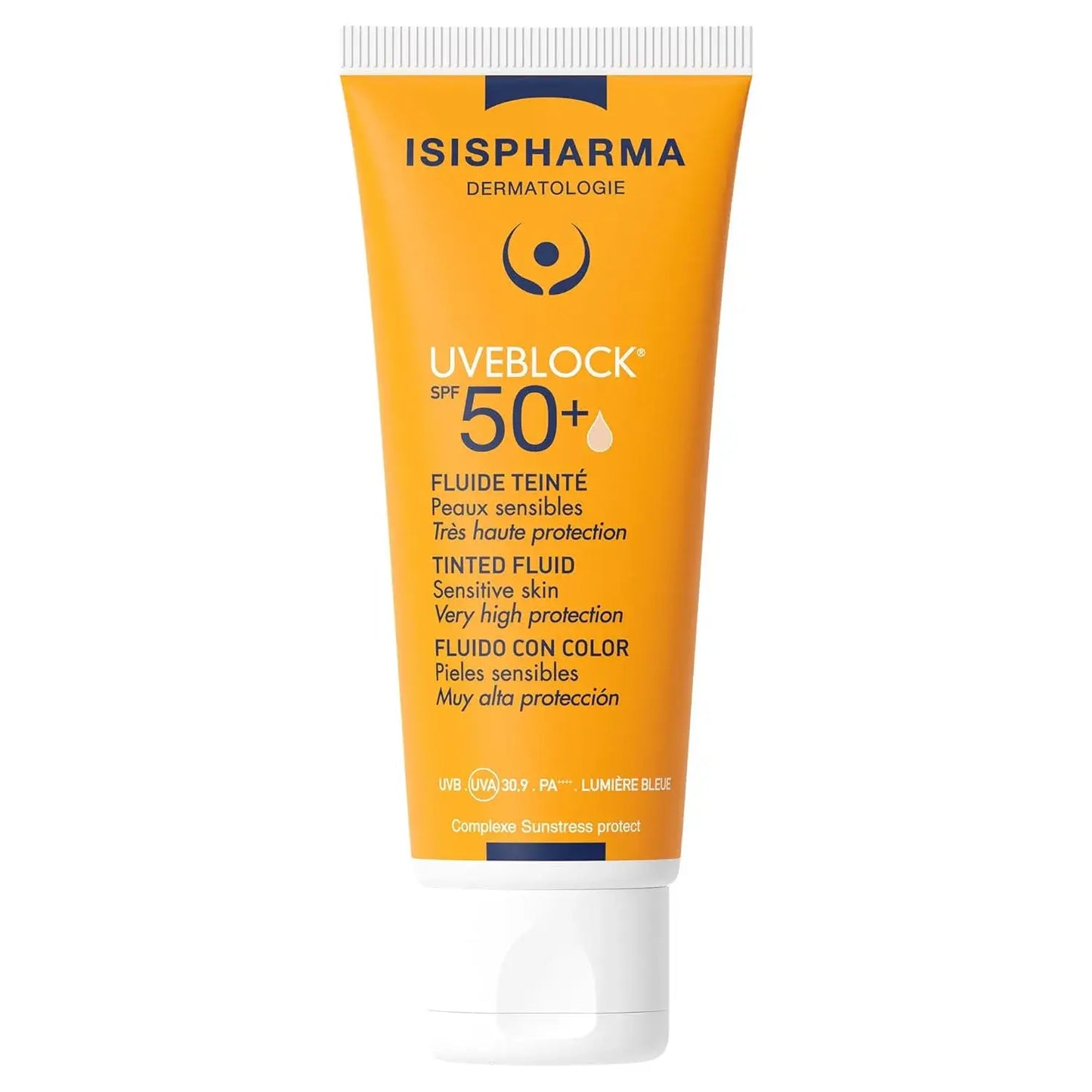 Isispharma UVE Block Invisible Fluid Sunscreen SPF 50+ PA++++, 40ml