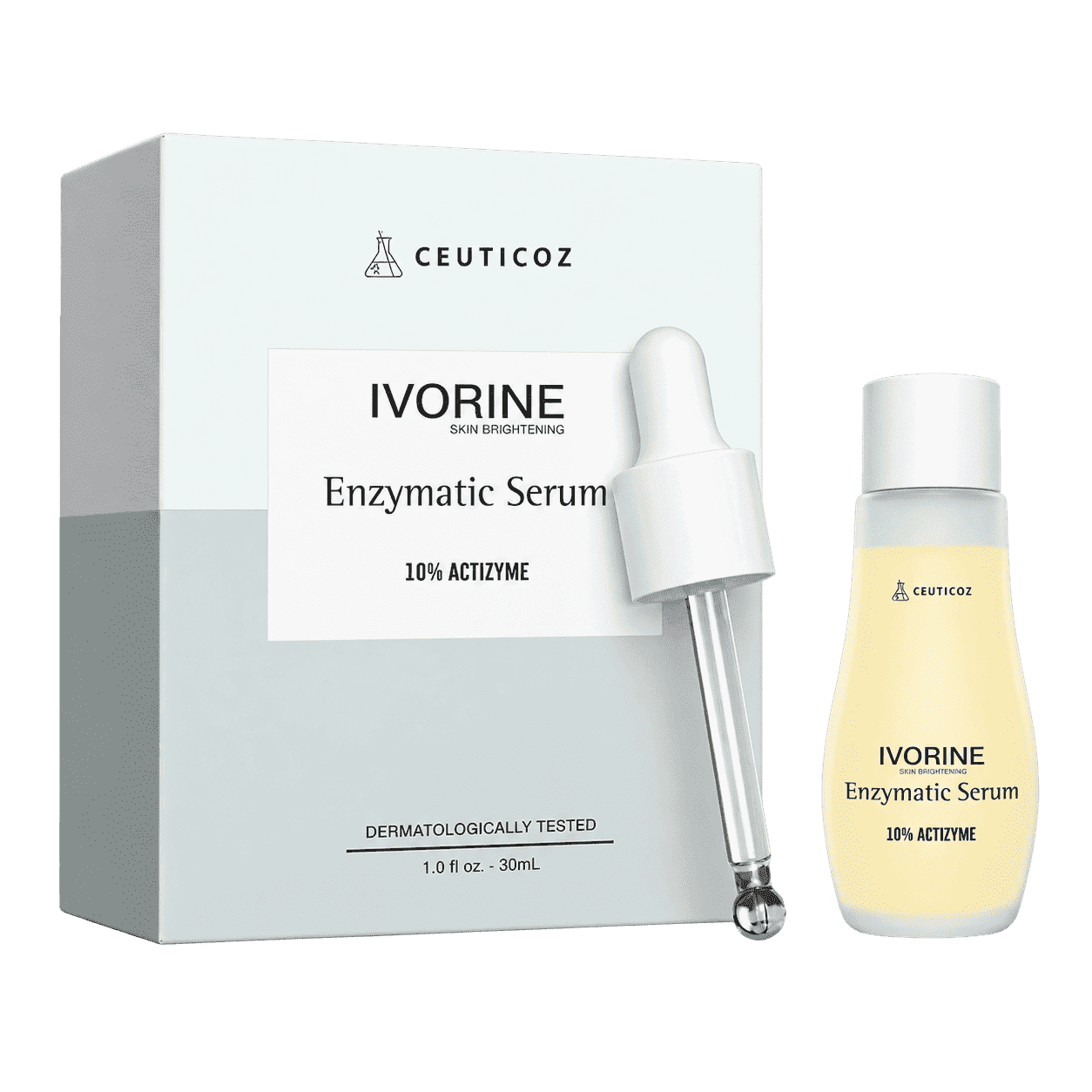 Ivorine Skin Brightening Enzymatic Serum, 30ml