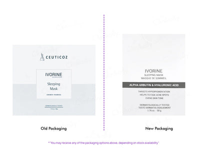 Ivorine Skin Brightening Sleeping Mask, 50 gm