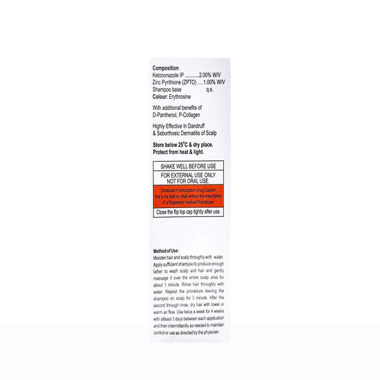 K Zpto Shampoo, 75ml