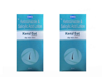 Kenz-Sal Scalp Lotion 60ml, PACK OF 2