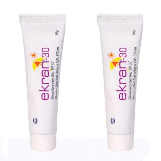 Ekran-30 Silicone Sunscreen Gel SPF 30+ PA++++, 30gm