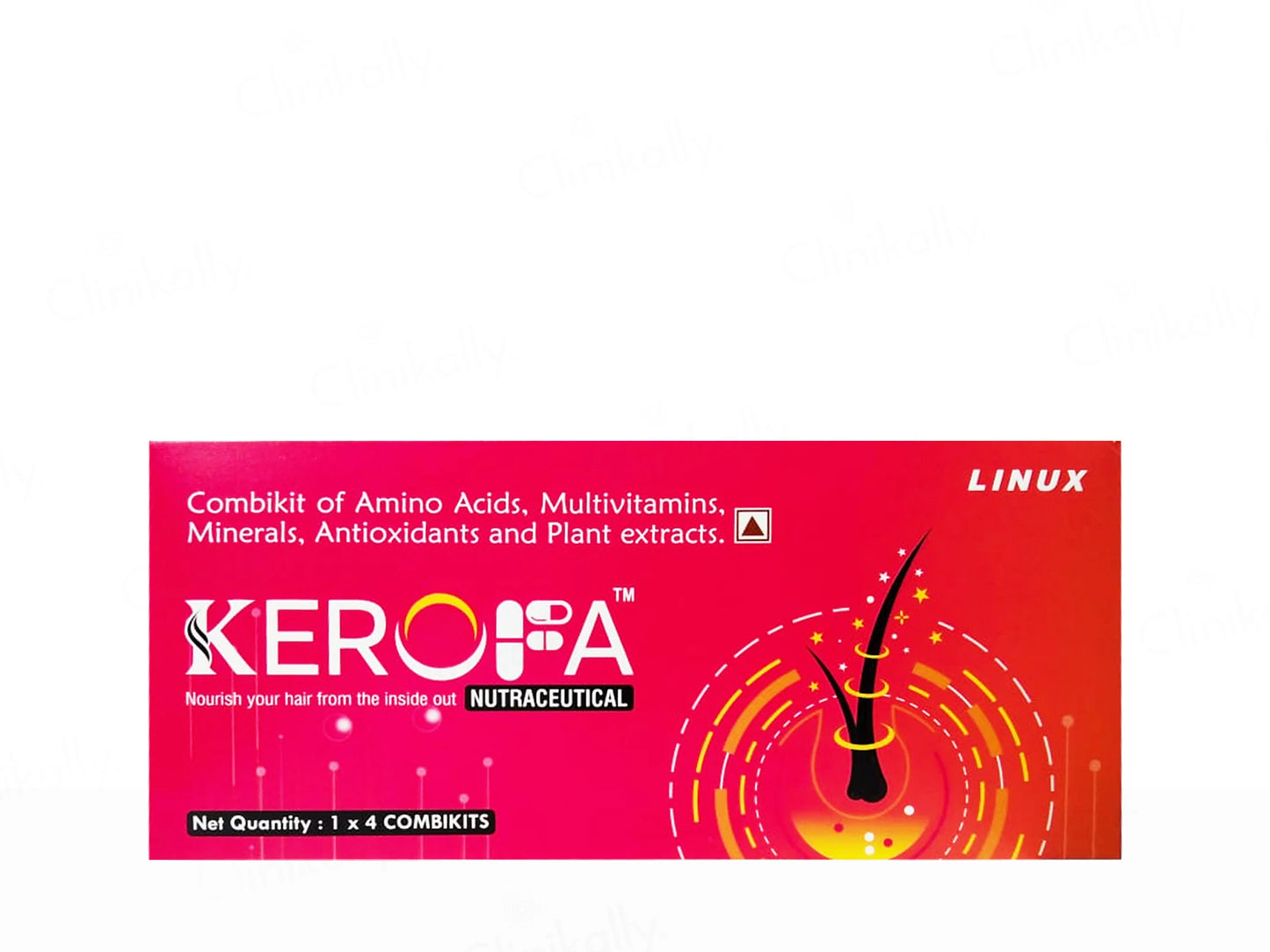 Kerofa Hair Growth Nutraceutical Supplement Combokit, 1 Kit