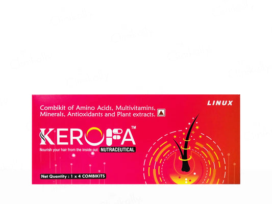 Kerofa Hair Growth Nutraceutical Supplement Combokit, 1 Kit