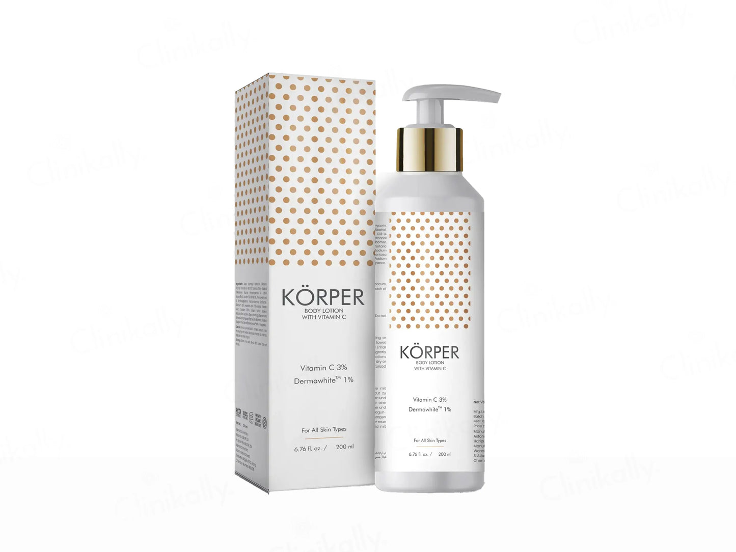 Korper Vitamin C Body Lotion For All Skin Types 200ml