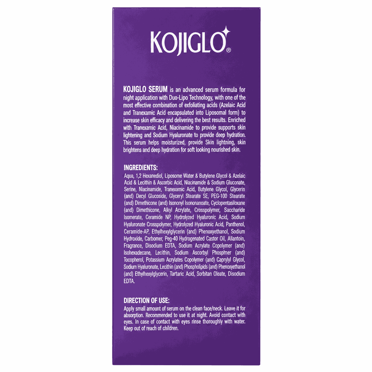 Kojiglo Depigmenting Serum 30ml