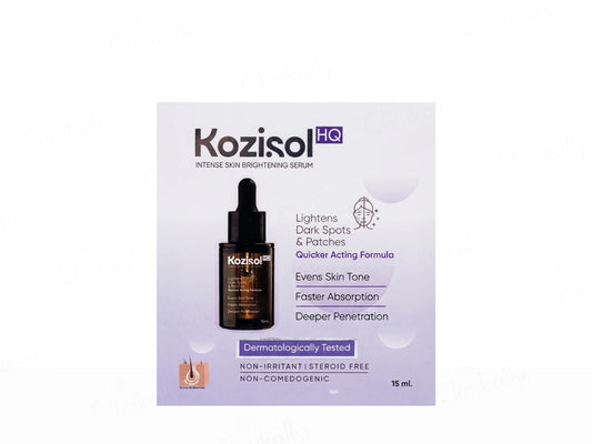 Kozisol HQ Intense Skin Brightening Serum, 15ml