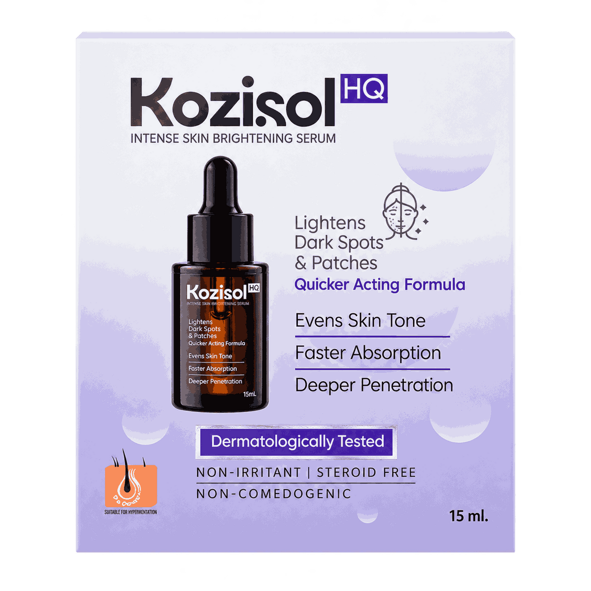 Kozisol HQ Intense Skin Brightening Serum 15ml