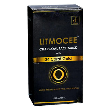 Litmocee Charcoal Face Mask with 24 Carat Gold (100ML)