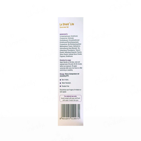 La Shield Lite Sunscreen Gel SPF 50+ PA+++, 50gm