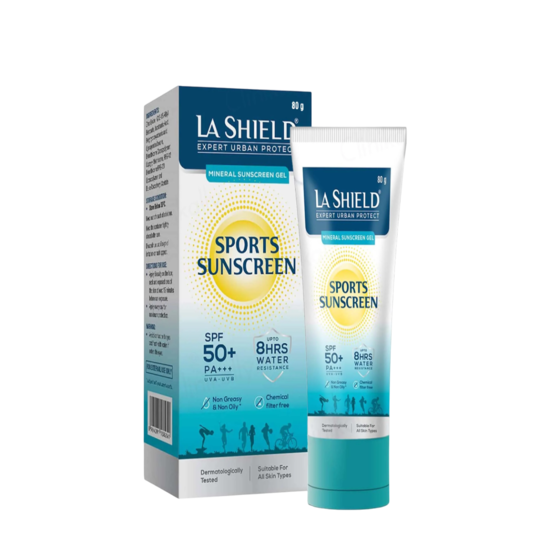 La Shield Expert Urban Protect Mineral Sports Sunscreen Gel SPF 50+ PA++++ 80gm