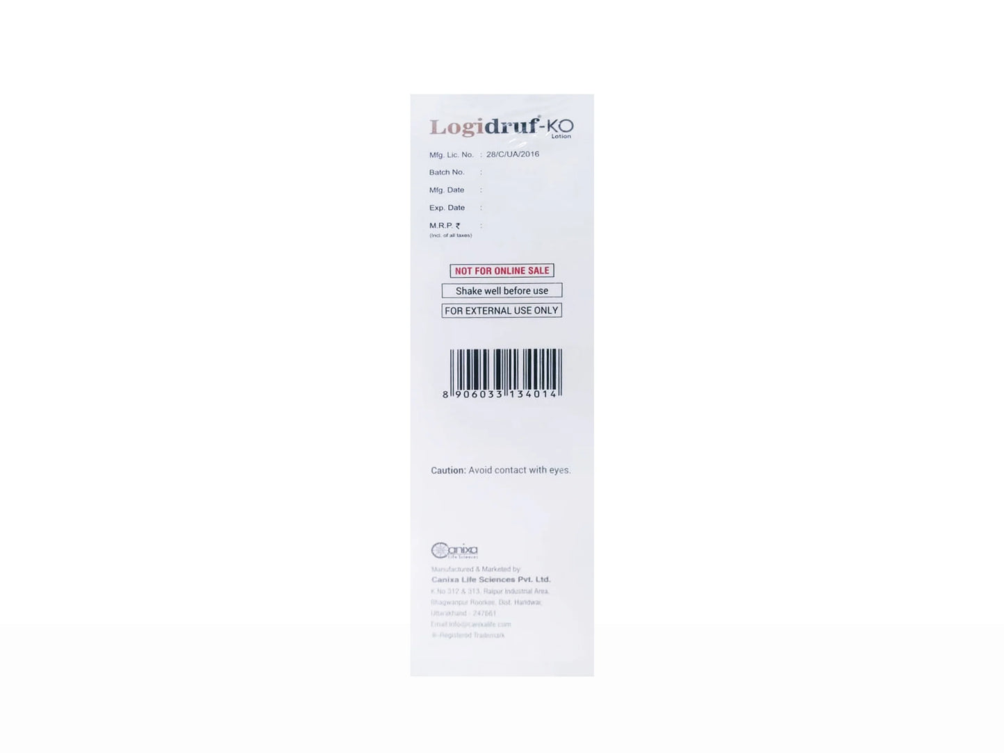 Logidruf-KO Anti-Dandruff Keep On Lotion,, 150ml
