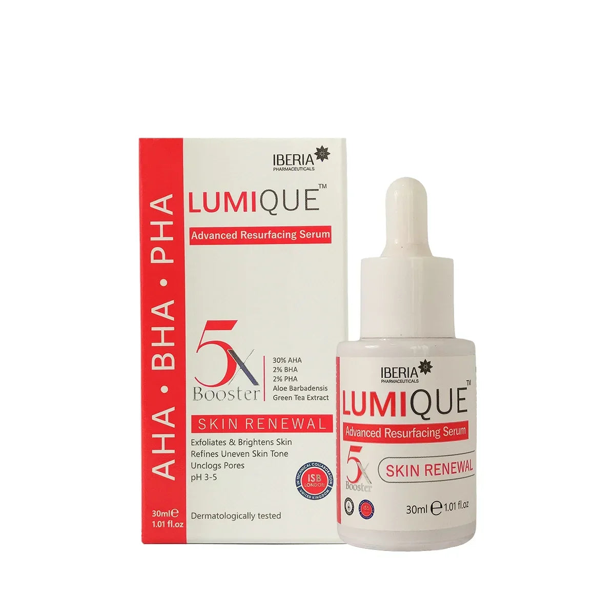 Lumique Advanced Resurfacing Serum 5x booster, 30ml