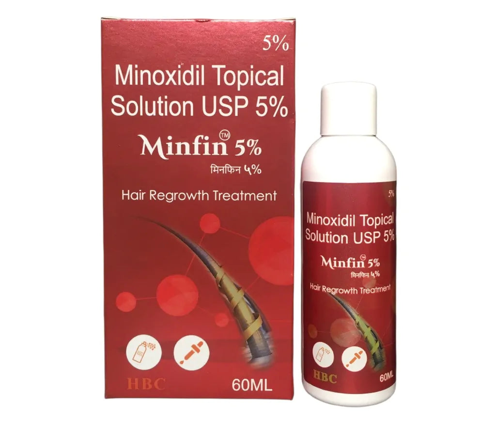 Minfin 5% hair Growth solution, 60ml