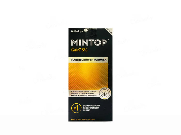 Mintop Gain+ plus 5% Hair Restore Formula, 60ml