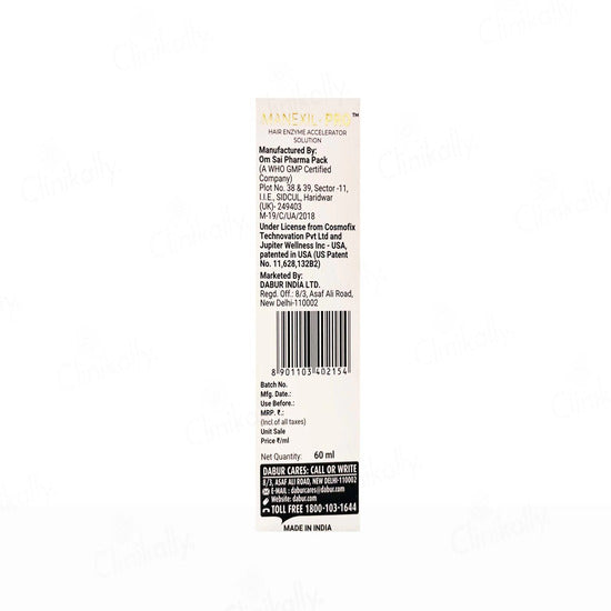 Manexil Pro Hair Enzyme Accelerator Solution 60ml