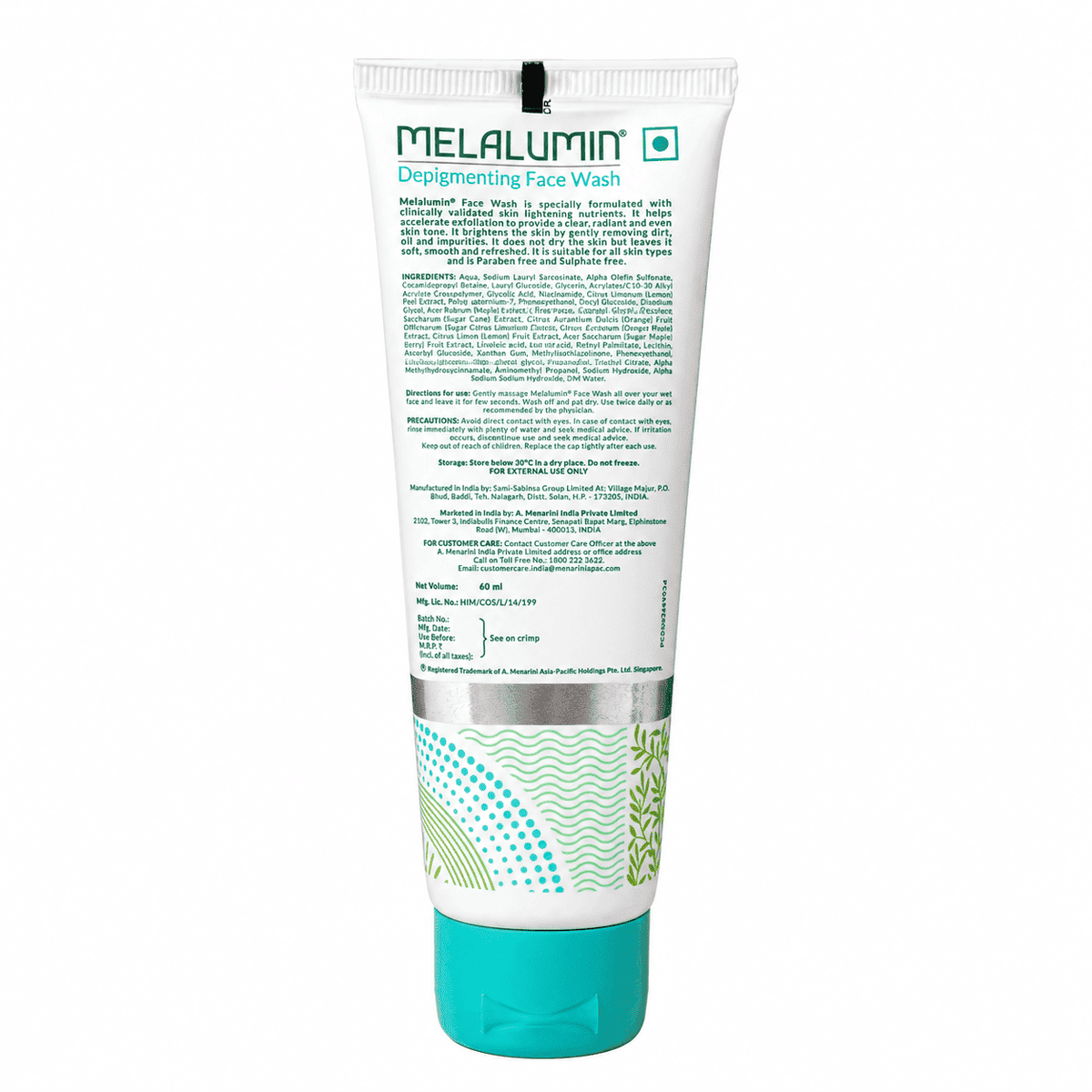 Melalumin Depigmenting Face Wash 60ml