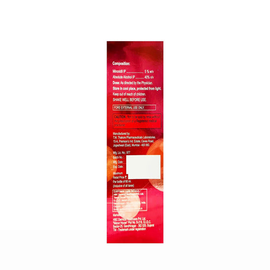 Minfin 5% hair Growth solution, 60ml