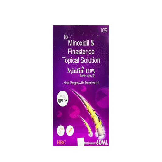 Minfin F 10% Hair growth solution, 60ml