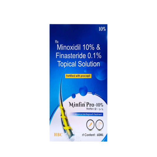 Minfin Pro 10% Topical Solution, 60 ml
