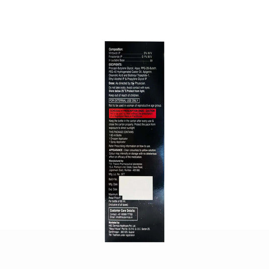 Minfin Pro 5% Topical Solution, 60ml