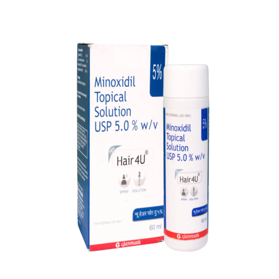 Hair 4U Solution USP 5% 60ml