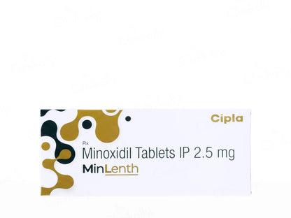 Minlenth 2.5mg Tablet for Hair Regrowth,