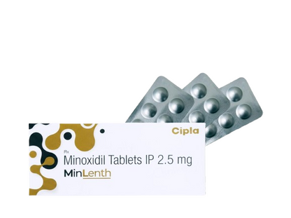 Minlenth 2.5mg Tablet for Hair Regrowth,