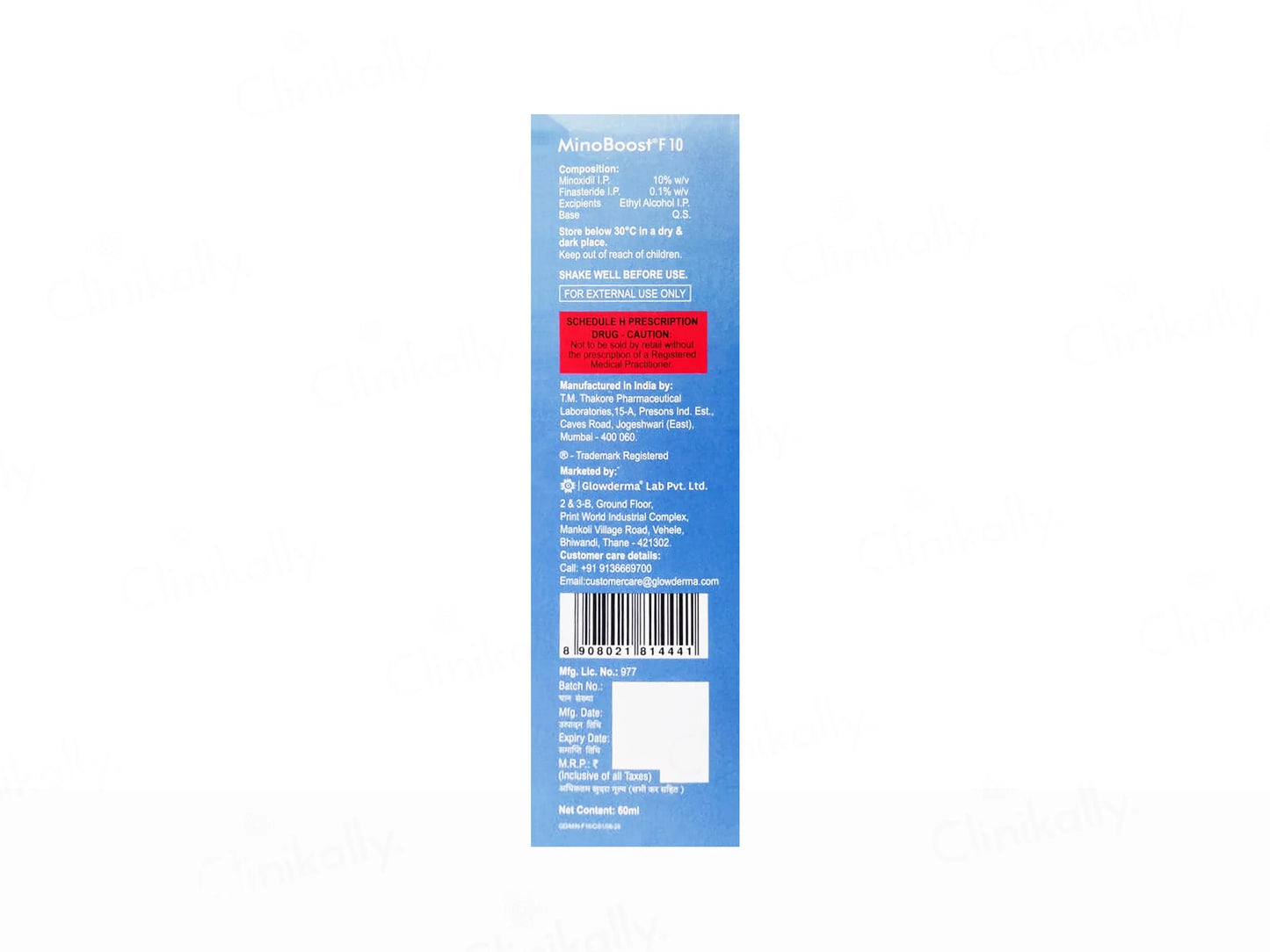Minoboost F 10 Topical Hair Solution, 60ml