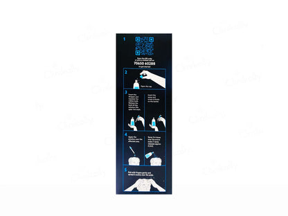 Mintop Forte 5% Solution box showing how to use instructions for scalp application
